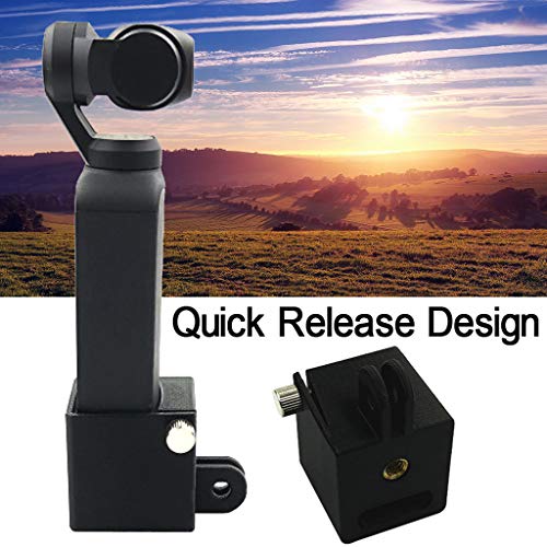 For DJI Osmo Pocket - Portable Handheld Extension Rod Selfie Stick With 1/4 Screw, lightweight aluminum alloy(stretch11.81'' ~ 36.61''),handhold comfortable rubber,for any tripod, monopod,Microphone