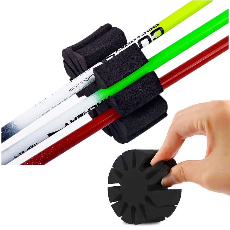 zalati Arrow Separator 6pcs Arrow Rack Round Holder EVA Foam for 12pcs Arrow Storage Archery Traning Hunting Outdoor Carry