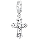 ARVALILS 925 Sterling Silver Charm Fits Women's Charms Bracelet & Necklace Valentine's Day Mother's Day Jewelry Gifts for Women