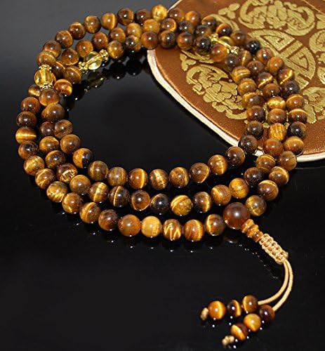 Tigers Eye &amp; Citrine Mala