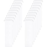 HARFINGTON 18pcs Umbrella Bags 28.1"x7.1" Wet Umbrella Sleeve Cover Reusable Folding Umbrella Storage Bag with Drawstring for Folding Travel Umbrellas, White