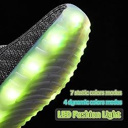 BosenHulu Light Up Shoes for Women Men USB Charging