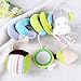 YeahiBaby 3Pcs Monkey Baby Spiral Bed Stroller Toy Donkey Soft Plush Hand Rattle Toys