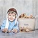 HALOFUN OrganizerLogic Toy Storage Bins Beige - Blue - 22