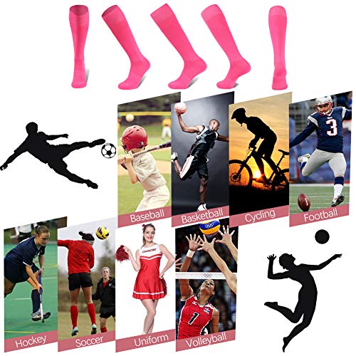 image for Getspor Football Socks, Unisex Youth Knee High Performance Field Hocke