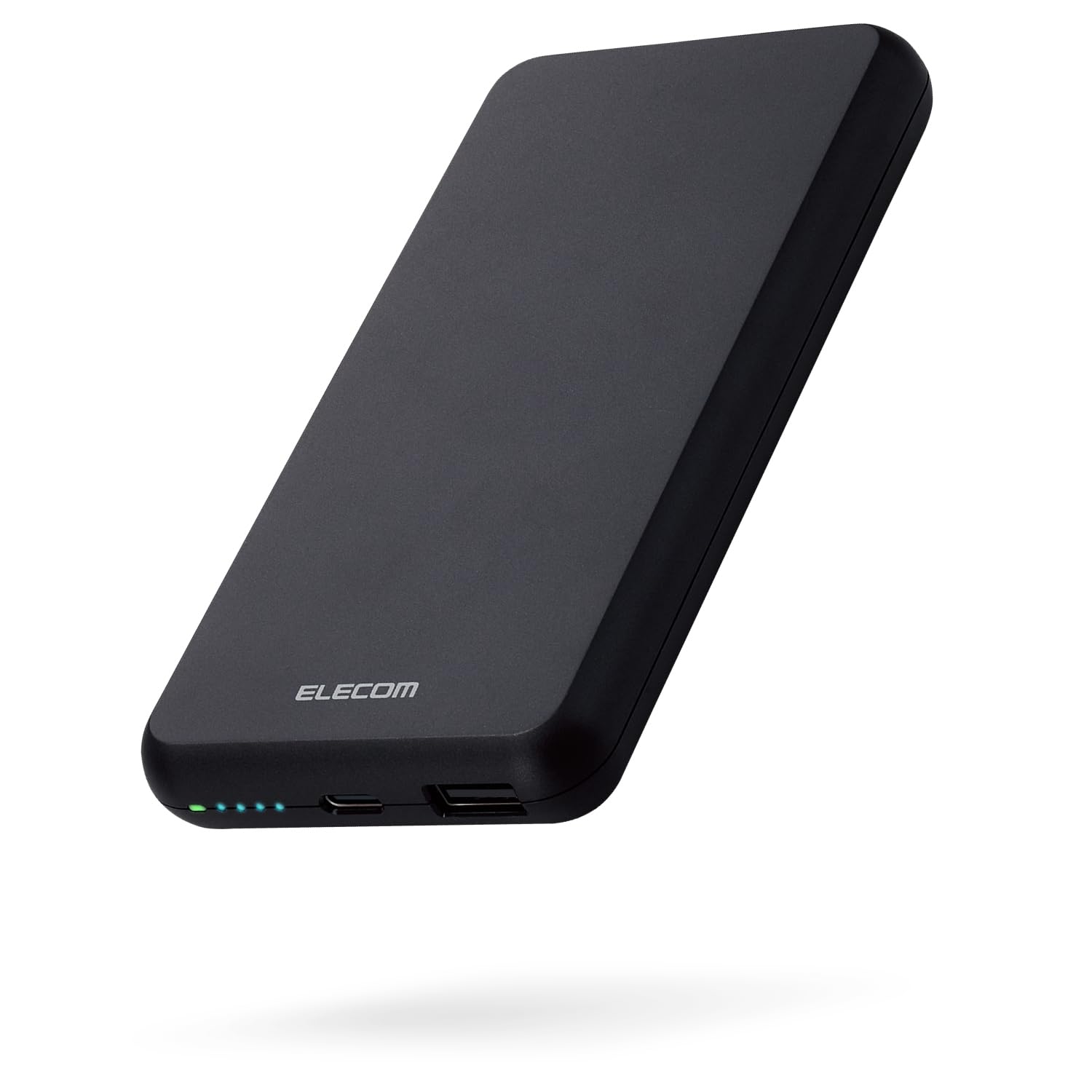 エレコム モバイルバッテリー 大容量 10000mAh 15W 2台同時充電 出力2ポート Type-C USB-A 入力 iPhone SE3 13 12 iPad Android 各種対応 ブラックの商品画像