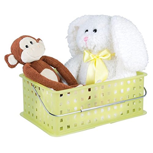 mDesign Baby Nursery Storage Basket for Diapers, Wipes, 