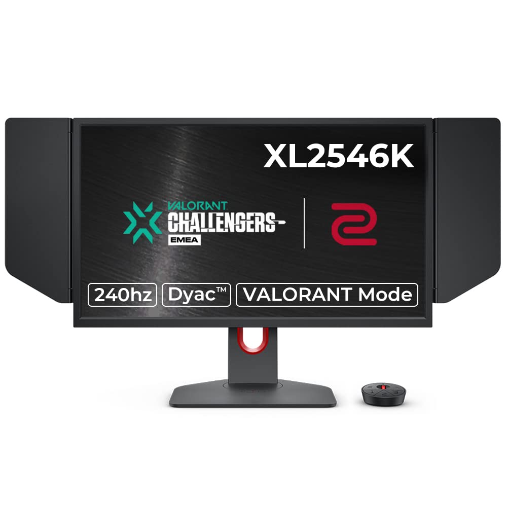 BenQ ZOWIE XL2546K eSports Gaming Monitor | 24.5 inch | 240Hz | 1080P | DyAc+ | Smaller Base | Height & Tilt adjustment | XL Setting to Share | Customizable Quick Menu | S-Switch | Shield
