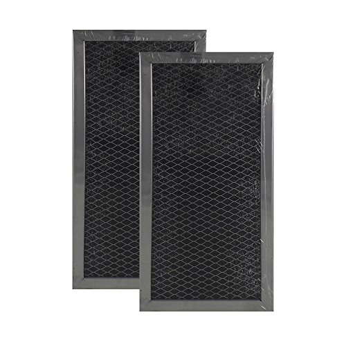 2 PACK Air Filter Factory 4-3/4 X 10 X 3/8 Microwave Oven Charcoal Carbon Filters AFF52-CH