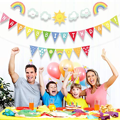 5 Rainbow+Clouds+Happy+Birthday+Banner