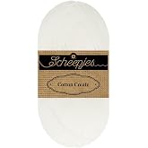Scheepjes Cotton 8 Yarn, 50g, 100% Cotton - White (502) - 1 Skein