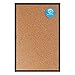 Quartet Cork Board, Bulletin Board, 4' x 3' Corkboard, Black Frame (2304B)