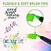 Premium Watercolor Marker Set of 21 By Nu-Tech | Brush Pens, Calligraphy, Adult Coloring Book, Manga, Fine Marker Tip | Mess Free Painting For All | Vibrant Colors and BONUSES | ASTM CERTIFIED