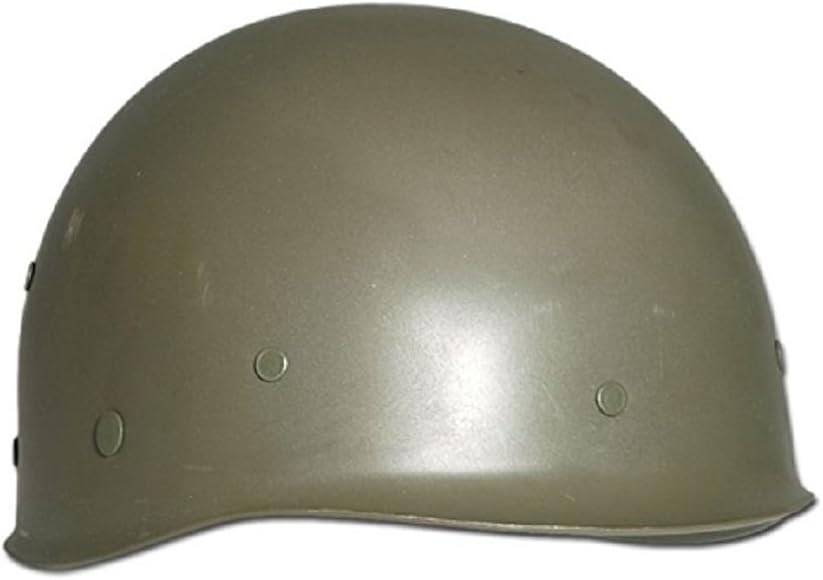 Original US Army M1 Steel Pot Helmet W Complete Liner WWII Style 