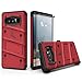 Samsung Galaxy Note 8 Case, Zizo [Bolt Series] Free [Curved Full Glass Screen Protector] Kickstand[12 ft. Military Grade Drop Tested] Holster Note 8