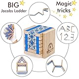 Big Jacobs Ladder Toy for Magic Tricks. Brain Teaser Puzzle kit for Kids and Adults Blue Set