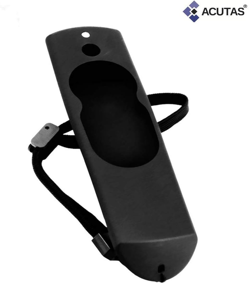 ACUTAS Protector Cover Case for Amazon Fire TV Remote Control Silicone Case with Lanyard Strap