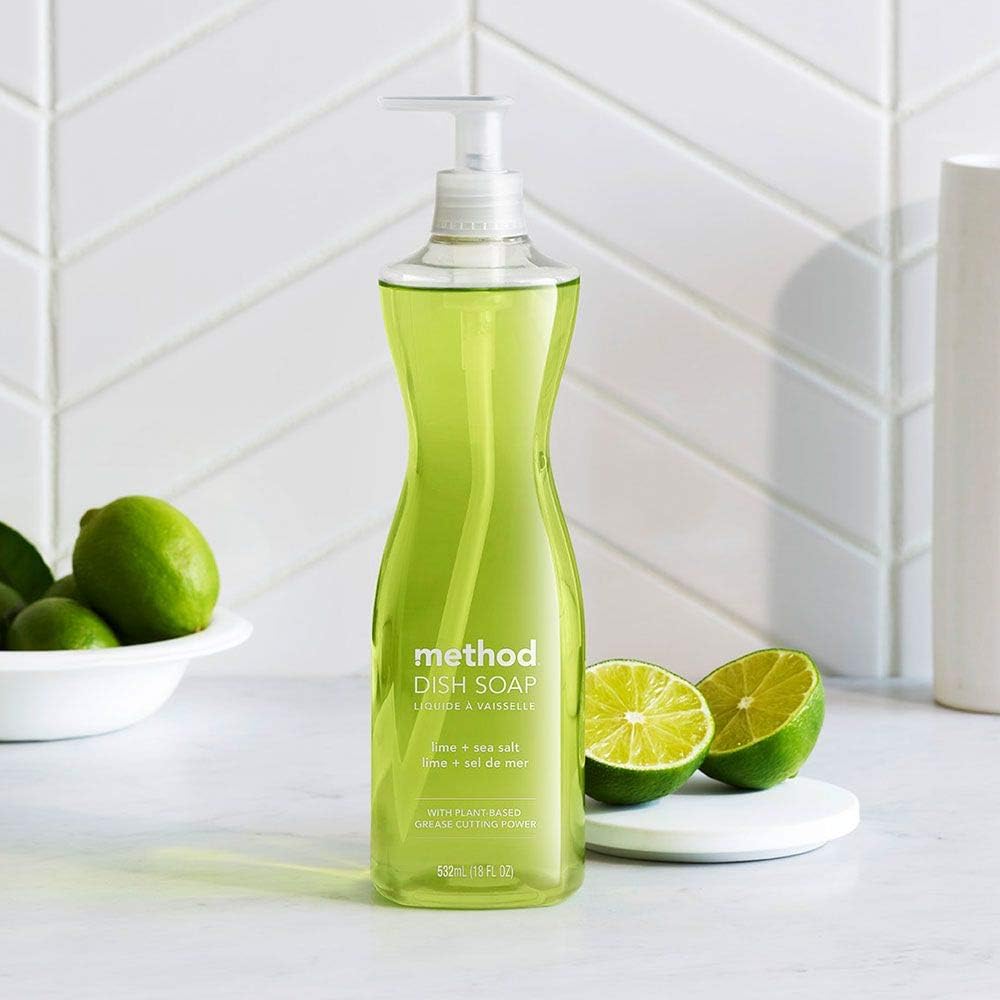 Method Dish Soap, Lime + Sea Salt, 18 Ounces, 6 pack, Packaging May Vary: Health & Personal Care