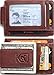 Birsppy Magnetic Money Clip Wallet for Men Genuine Leather Wallets Slim Front Pocket RFID Blocking Card Holder Minimalist (coffee)