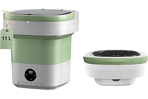 Fancy Shop Mini Washing Machine - Small Portable and Foldable Washing Machine - Ideal for Compact Spaces and Easy Storage