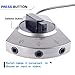 Fiber Optical Splitter Switch - Andul 3 Way in/Out Digital Toslink Optical Audio Splitter Manual Switch with 2.6ft Fiber Optic Cable(Black)