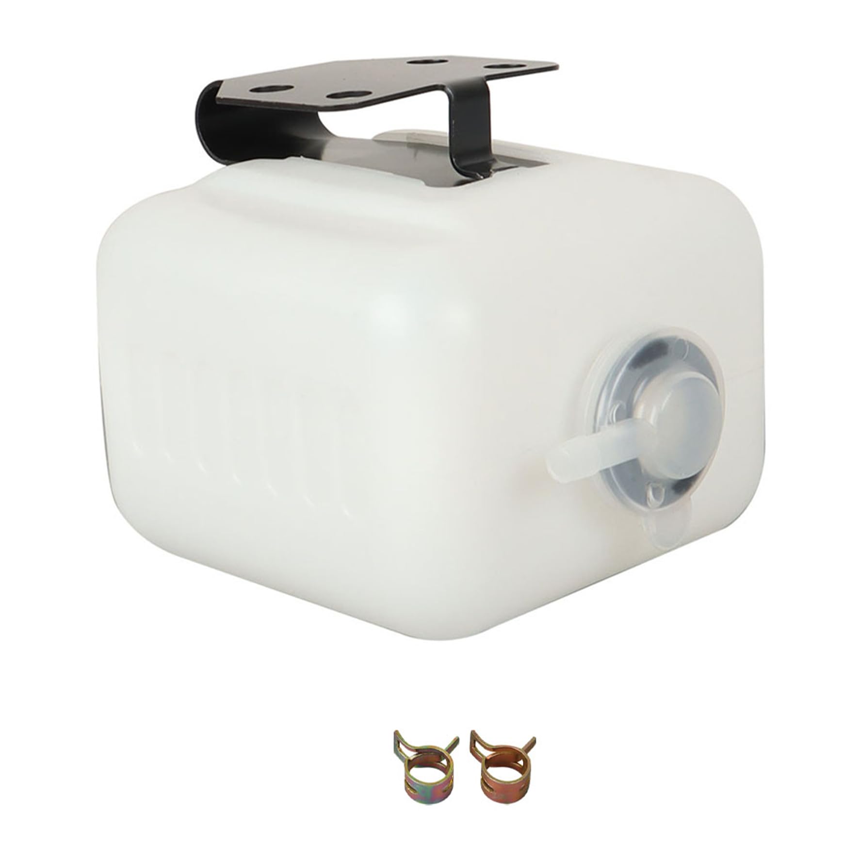 Photo 1 of Silscvtt Overflow Coolant Bottle Replacement for Kubota Excavator Coolant Reservoirs with Bracket