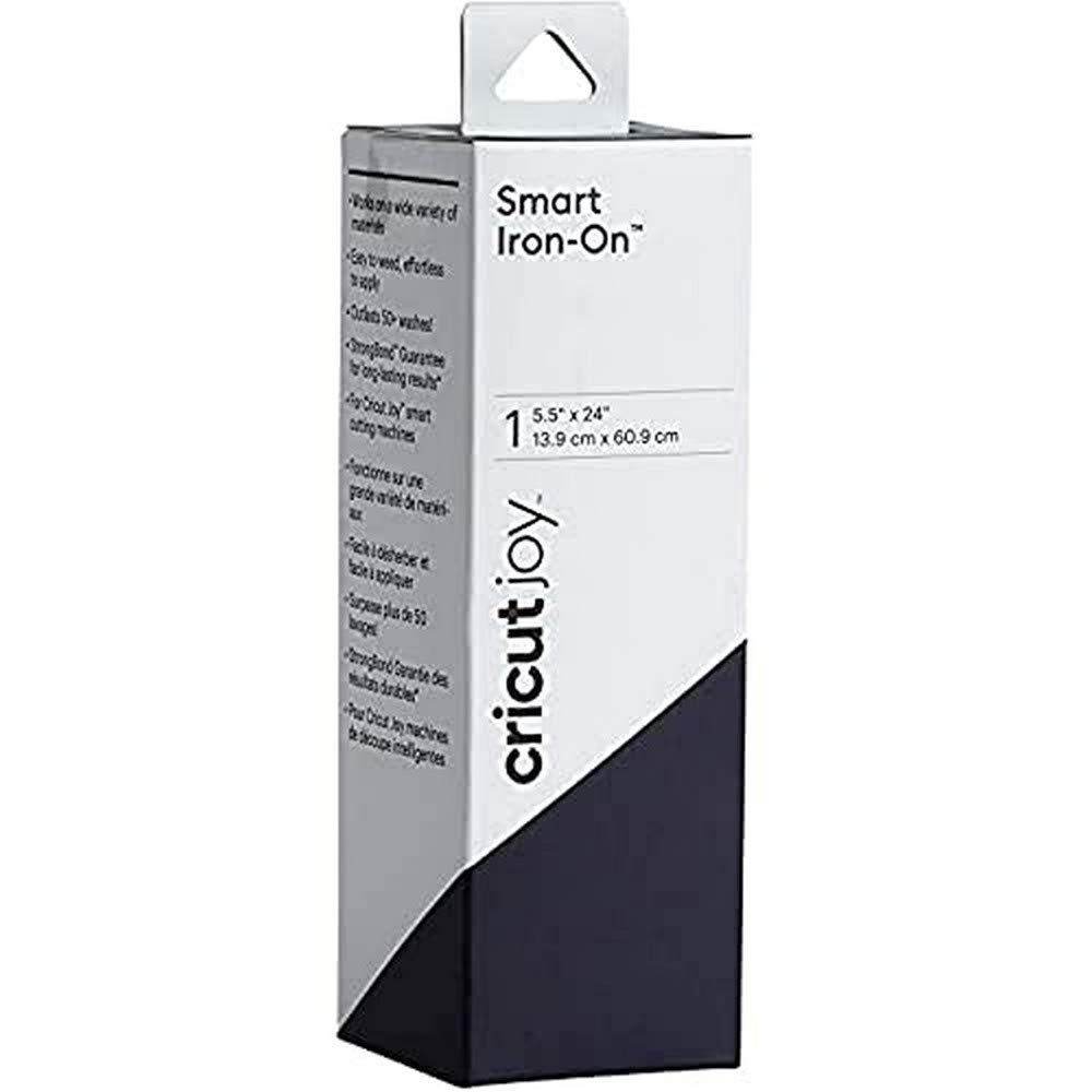 Cricut Joy Smart HTV Heat Transfer Vinyl | Navy Blue | 0.6 m | HTV Heat Transfer Vinyl Roll | Iron-On Vinyl for Fabric & T-Shirts | Compatible with All Cricut Cutting Machines | Joy Smart HTV Iron-On