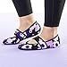 Nufoot Betsy Lou Women's Shoes, Foldable & Flexible Flats, Slipper Socks, Travel Slippers & Exercise Shoes, Dance Shoes, Yoga Socks, House Shoes, Indoor Slippers, Purple Flowers, X-Large