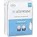 AllerEase Waterproof Mattress Protector Stain Protection Twin Size Allergen Barrier Hot Water Washable Machine Washable Durable Zippered Knit Mattress Cover Stretch Corners (White)