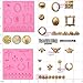 Funshowcase Steampunk Style Parts Silicone Mold for Sugarcraft, Resin Epoxy, Polymer Clay Crafting Projects
