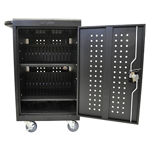 Offex Office Mobile 30 Tablet Charging Cart - Black