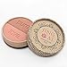 Makeup Set Kabuki Brush & Blush - By Jing Ai - Two Shades Light, Medium Or Dark For Any Complexion. Rich In Vitamins A & E. Paraben, Gluten, Cruelty Free Vegan Formula Very Nourishing For Your Skin