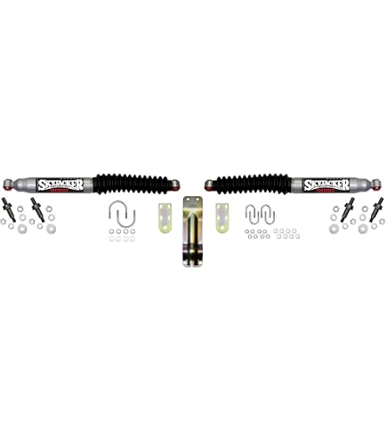 Skyjacker 8250 Dual Steering Stabilizer Kit - For 1983-1997 Ford Rangers, Bronco II, Explorers - Reduces Shimmy & Driver Fatigue