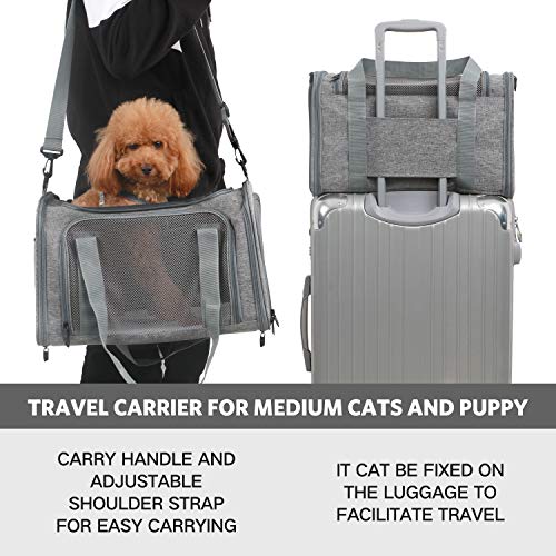 XZONE PET Dogs Carrier Cats Carrier Airline Approved Pet Carriers,Soft