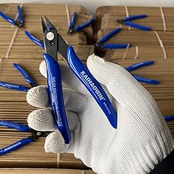 KAIHAOWIN Micro Wire Cutters with Spring, 5 Pack, 5