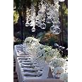 50Pcs Hanging Glass Orbs - 3.15" Glass Terrariums For Tea Lights, Wedding & Party Decor
