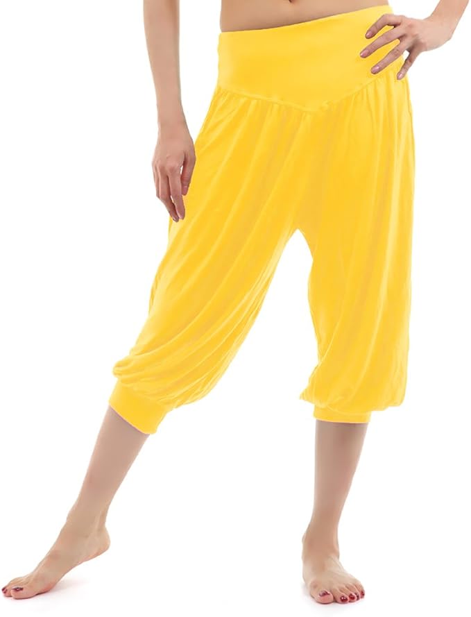 Amazon グロング ヨガパンツ ヨガウェア サルエル風 七分丈 レディース メンズ パンツ 通販