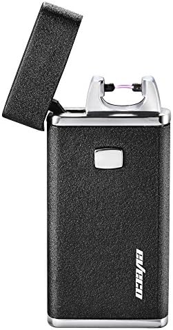Electronic Lighter,Best Man Gift USB rechargeable Plasma Atomic lighter,Windproof Arc lighter