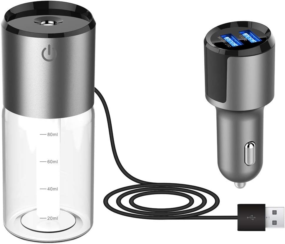 Humidifier Air Purifier 2 in 1,Intermittent Work by Intelligent Chip Control,Safely Moisturizes The Air for Up To 10 Hours,Used for Home Bedroom Car