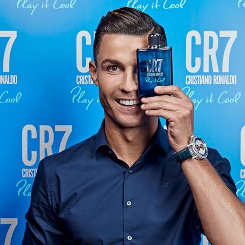 Cristiano Ronaldo CR7 Play It Cool Set de Regalo - Perfume Casual para Hombres - Spray Corporal y Gel de Ducha Revitalizante con Aroma Fresco - 3 pz