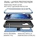 YOUMAKER Galaxy S9+ Plus Case, Rose Gold with Built-in Screen Protector Heavy Duty Protection Shockproof Slim Fit Full Body Case Cover for Samsung Galaxy S9 Plus 6.2 inch - Blue/Black