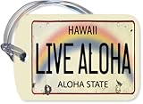 Live Aloha - Vintage Hawaiian Luggage Tag