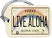 Live Aloha - Vintage Hawaiian Luggage Tag
