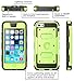 iPhone 5C Case, i-Blason Armorbox for Apple iPhone 5C Dual Layer Hybrid Full-body Protective Case with Front Cover and Built-in Screen Protector and Impact Resistant Bumpers for iPhone 5C (Green)