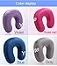 Yinglite Memory Foam Travel Neck Pillow U Shape , Ortho Therapy Neck Support Pillow with Velour Cover (Violet)