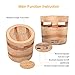 Bluetooth Speaker with Wireless Charger, BROJEN Qi-Standard Wireless Charge Pad Compatible iPhone Xs/XS Max/XR/X/8/Plus, Samsung S9/S9+/S8/S8+/S7/Note 8 and Other Qi-Enabled Devices (Wooden, Wooden)