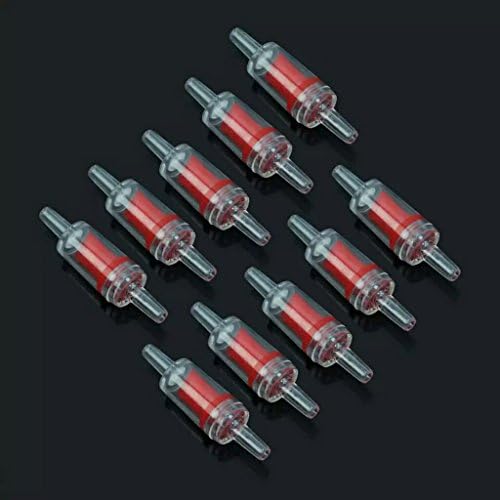 coralreef aqua Plastic Aquarium Check Valves Air Flow Valve CO2 Diffuser Airline Tubing Connectors Pump Accessories - Pack of 2