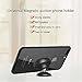 ICONFLANG Magnetic Phone Mount, Universal Stick On Dashboard Magnetic Car Mount Phone Holder for Cell Phones Mini Tablets GPS with 2 Metal Plates - Black