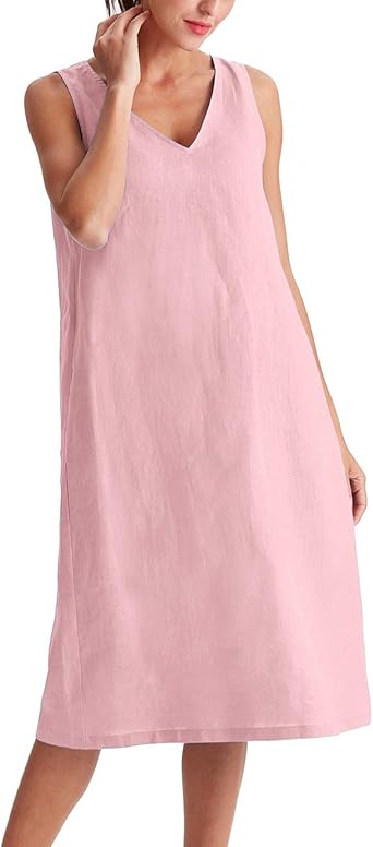 sleeveless midi dress casual
