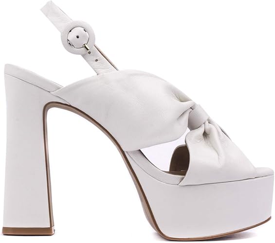 sandalia salto grosso alta